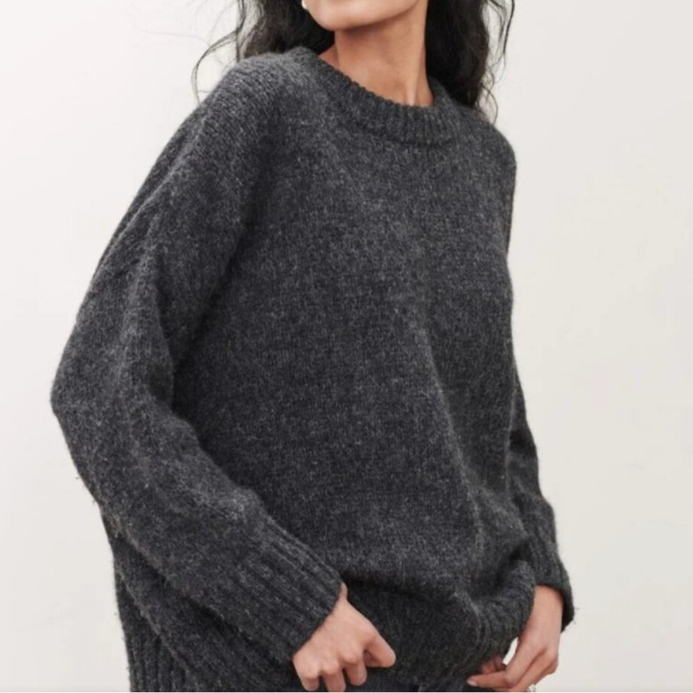 Alpaca Cocoon Crewneck -- Jenni Kayne